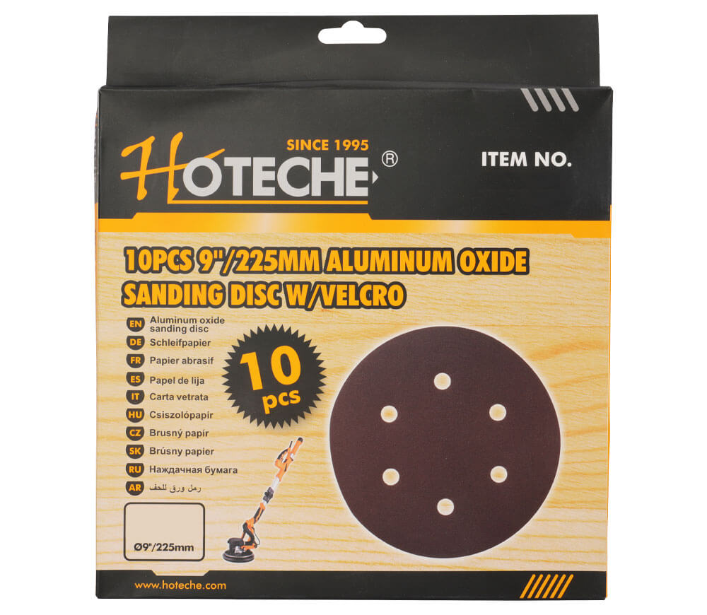 Set discuri abrazive 80# 10 buc HOTECHE 560833 225mm photo 1