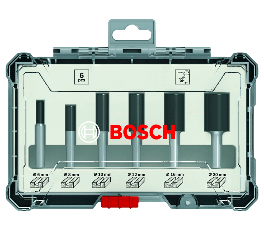 Set 6 freze pe lemn BOSCH 2607017465 Ø6 mm photo