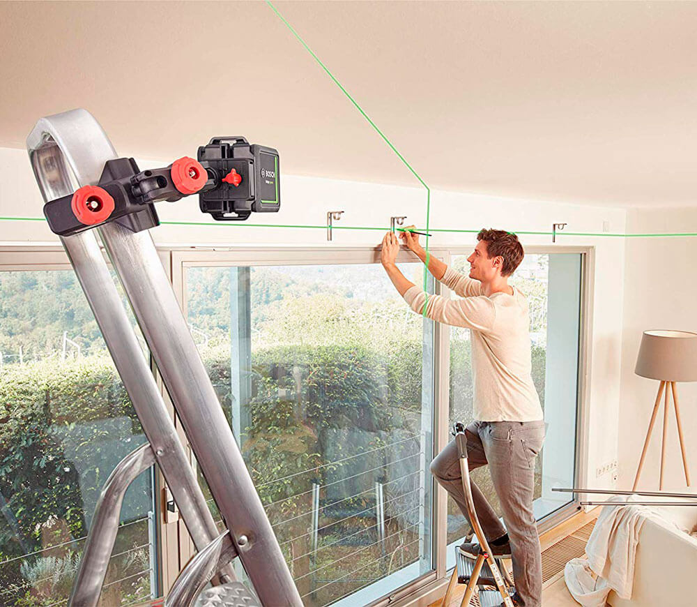 Nivelă cu laser BOSCH QUIGO GREEN GEN2 2fascicole 12m photo 2