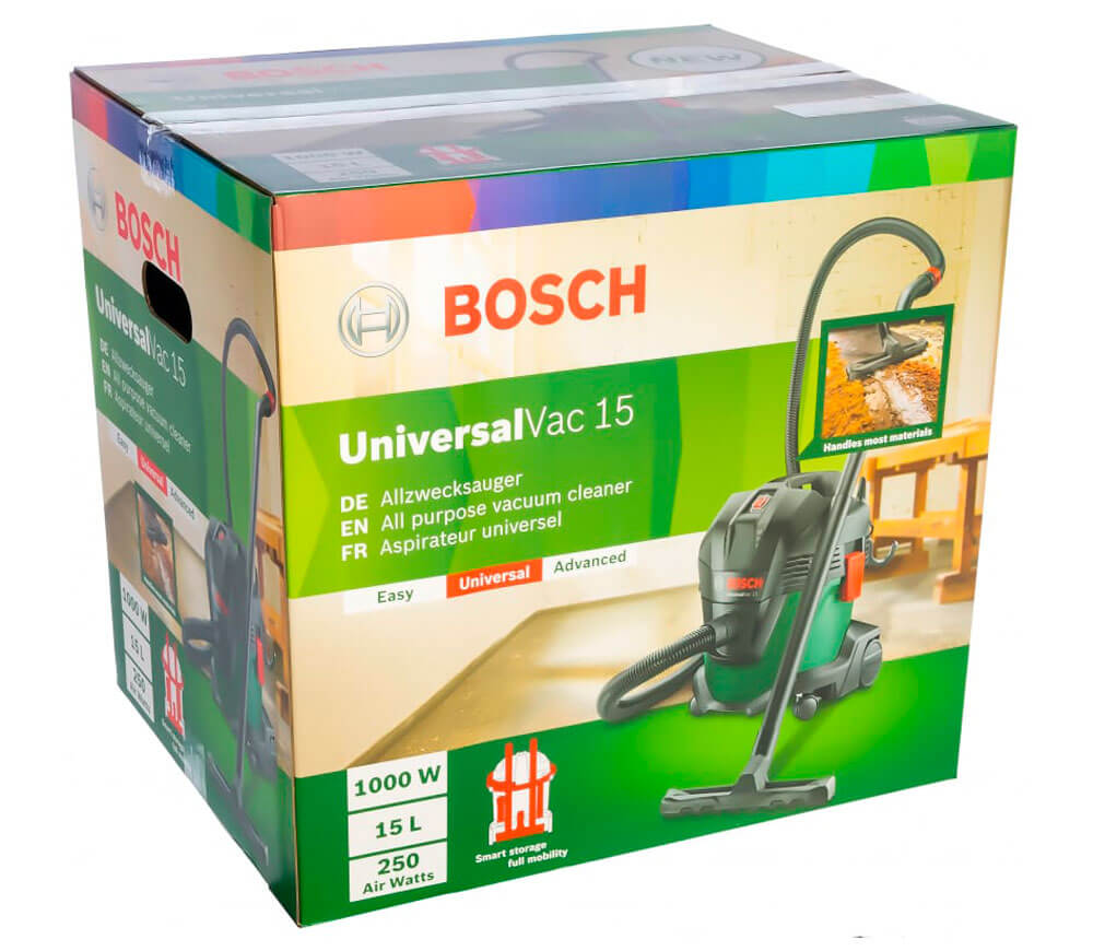 Aspirator industrial BOSCH Universal Vac 15 1000w 230mbar 15L photo 8