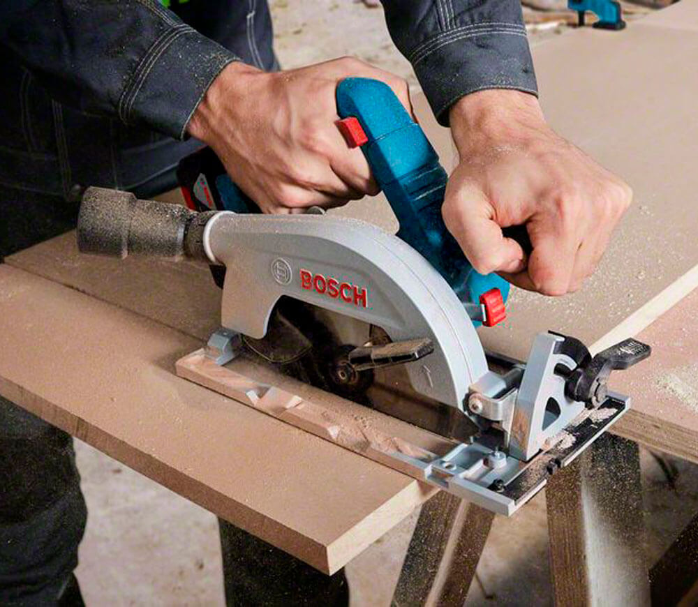 Fierăstrău circular cu acumulator (fără baterii) BOSCH GKS 185-LI 165mm 18V photo 6