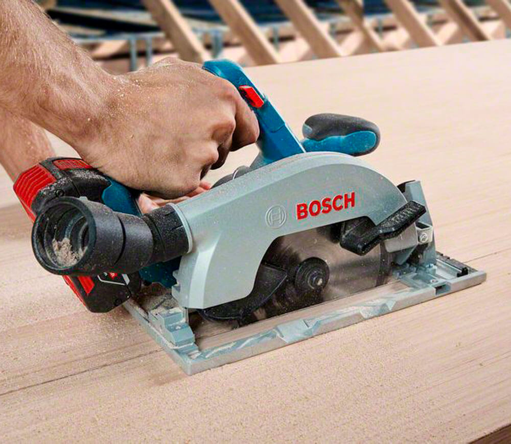 Fierăstrău circular cu acumulator (fără baterii) BOSCH GKS 185-LI 165mm 18V photo 10