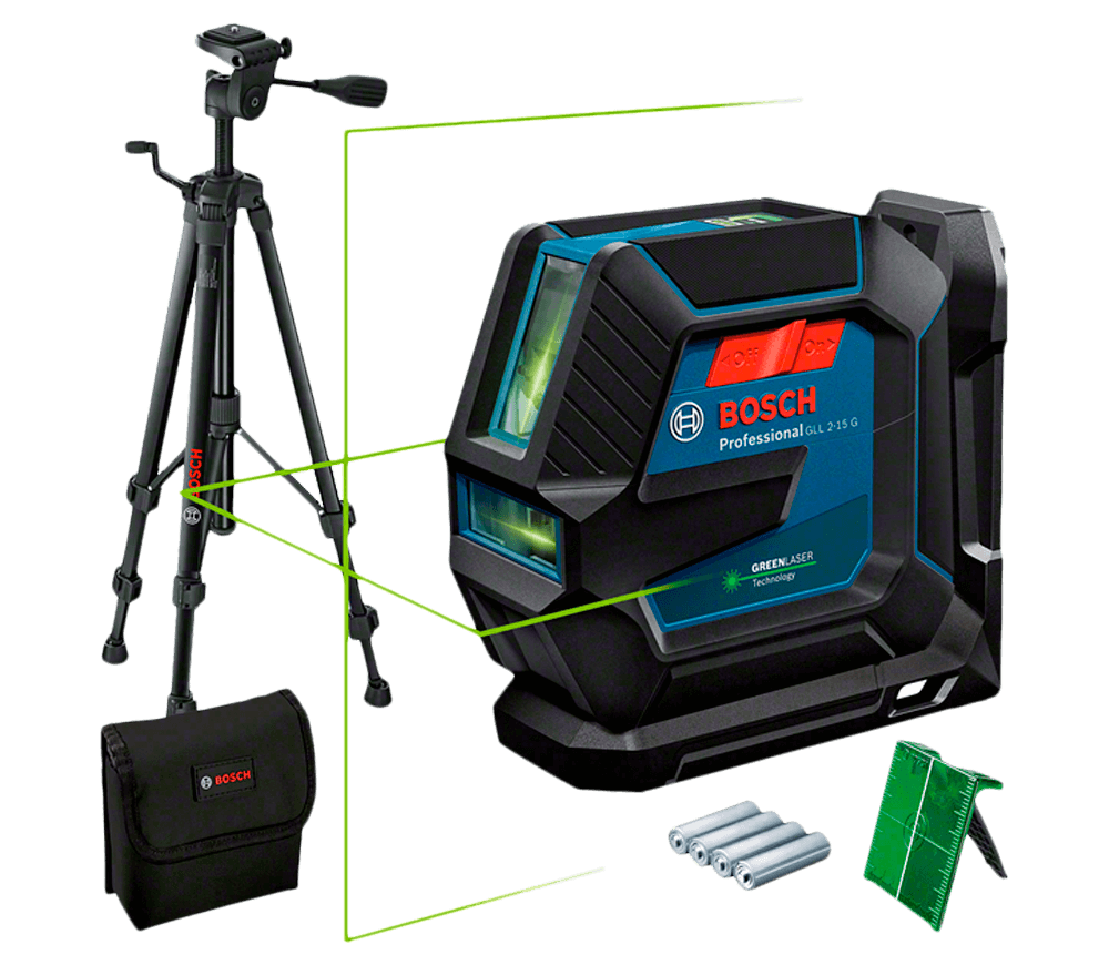 Nivelă cu laser BOSCH GLL 2-15 G (601063W01) 2fascicole 15m photo