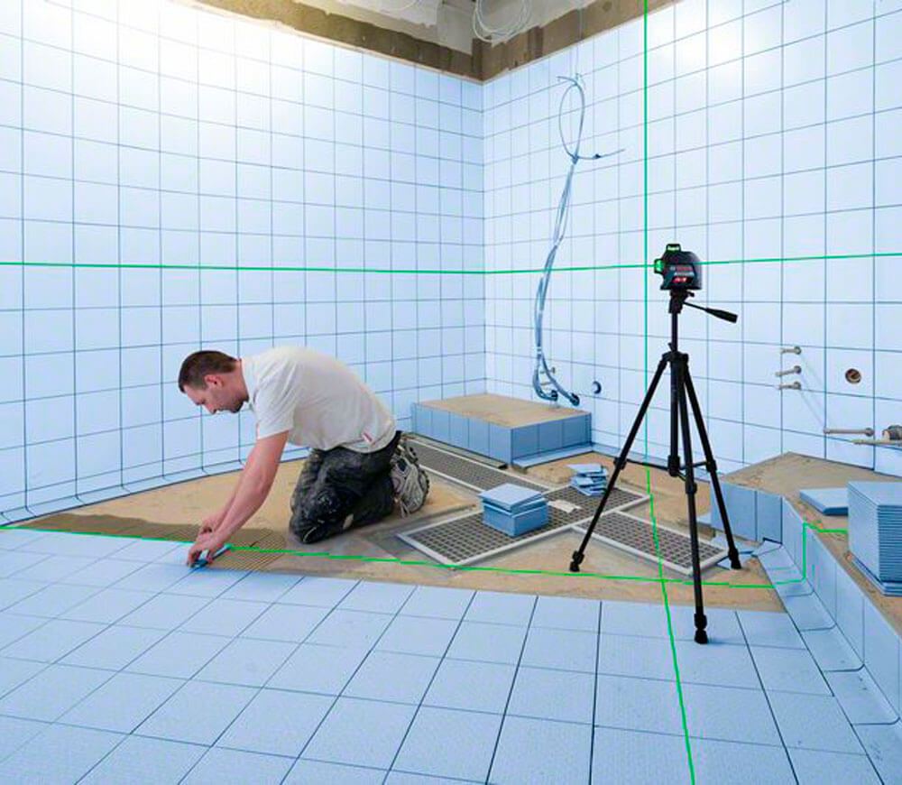 Лазерный уровень BOSCH GLL 3-80 G 3луча 120m photo 3
