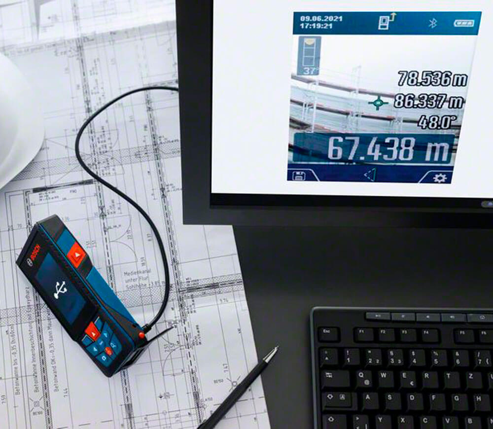 Telemetru BOSCH GLM 150-27 C 150m photo 2