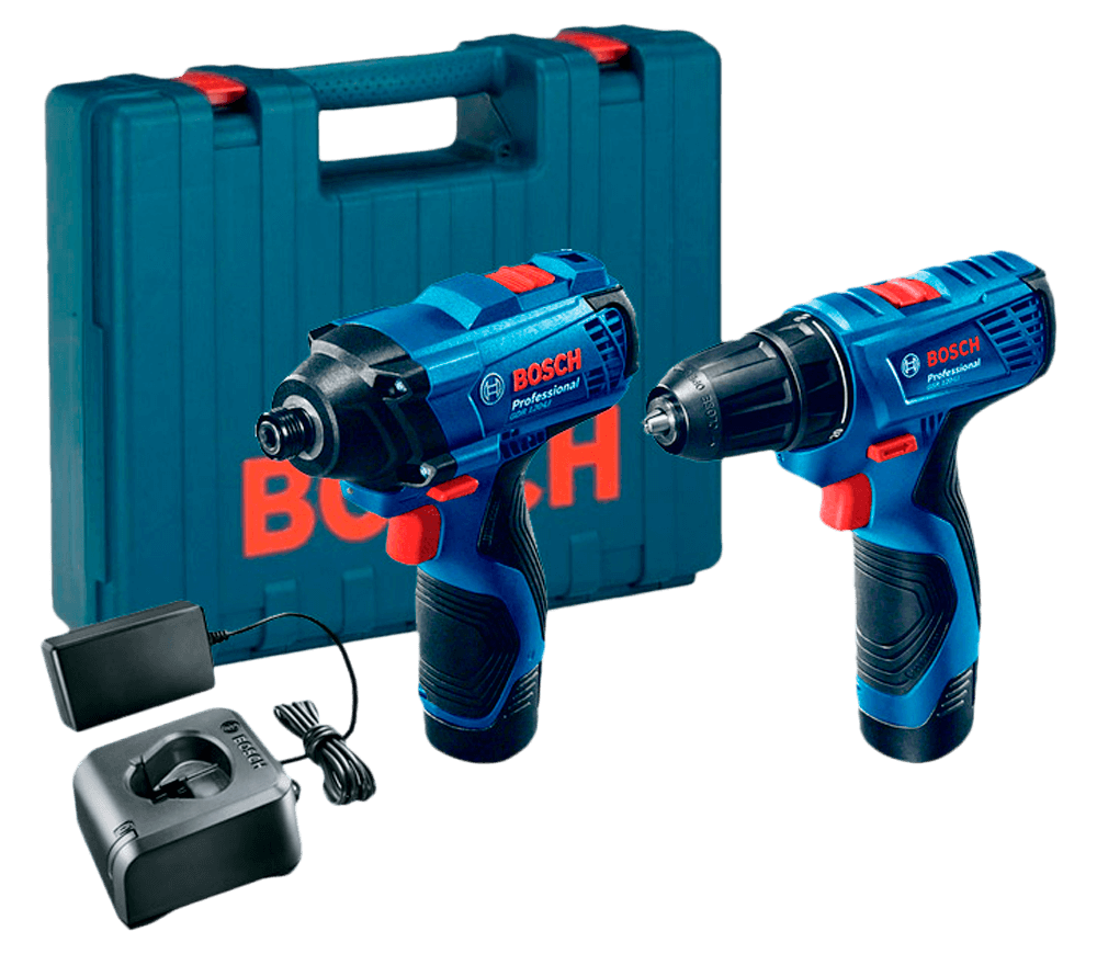 Mașină de înșurubat cu acumulator BOSCH GSR 120 + GDR 120 (6019G8023) 12V 2Ah photo