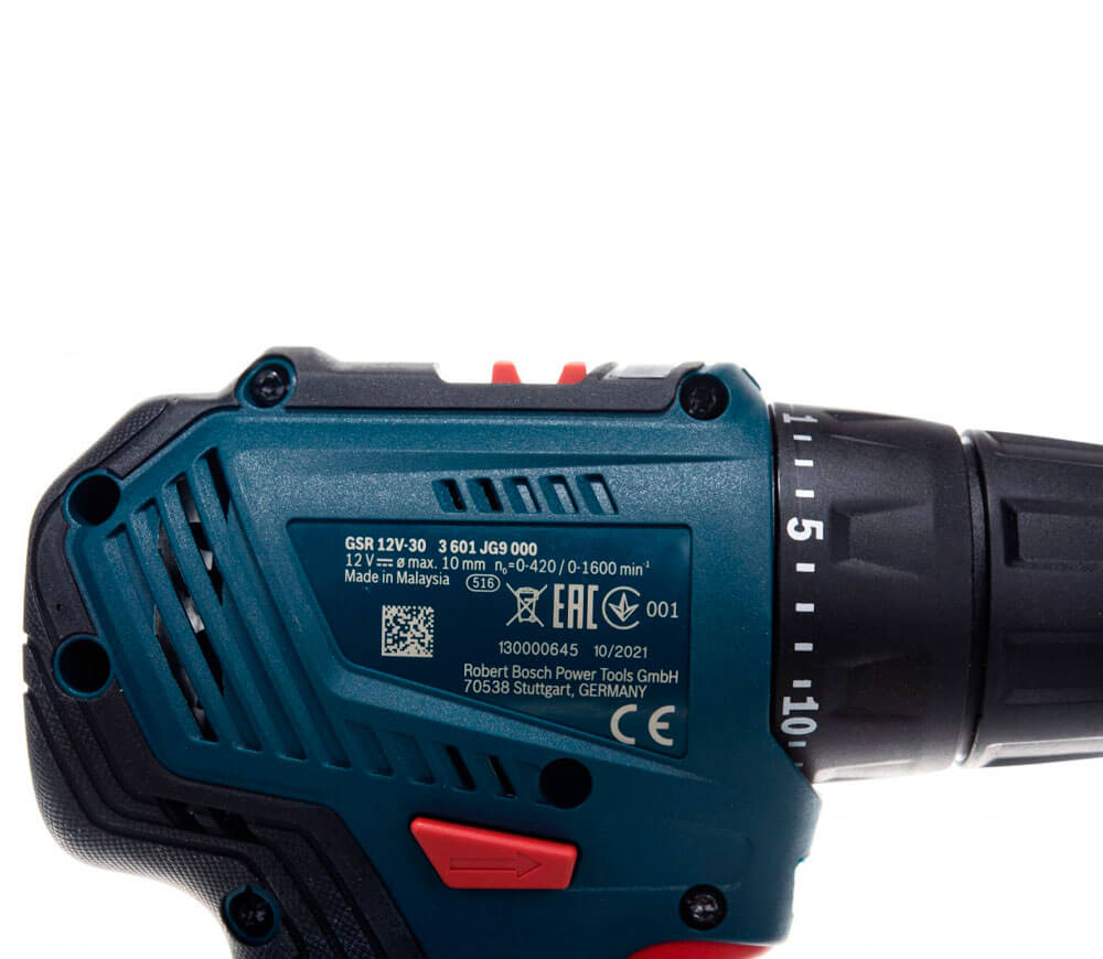 Шуруповерт аккумуляторный BOSCH GSR12V-30 photo 1