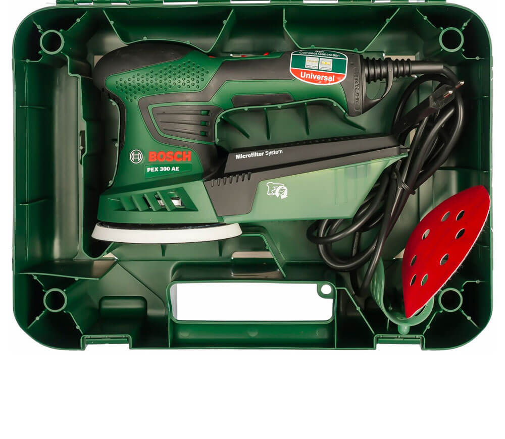 Шлифмашина эксцентриковая BOSCH PEX 300 AE 270вт 125мм photo 12