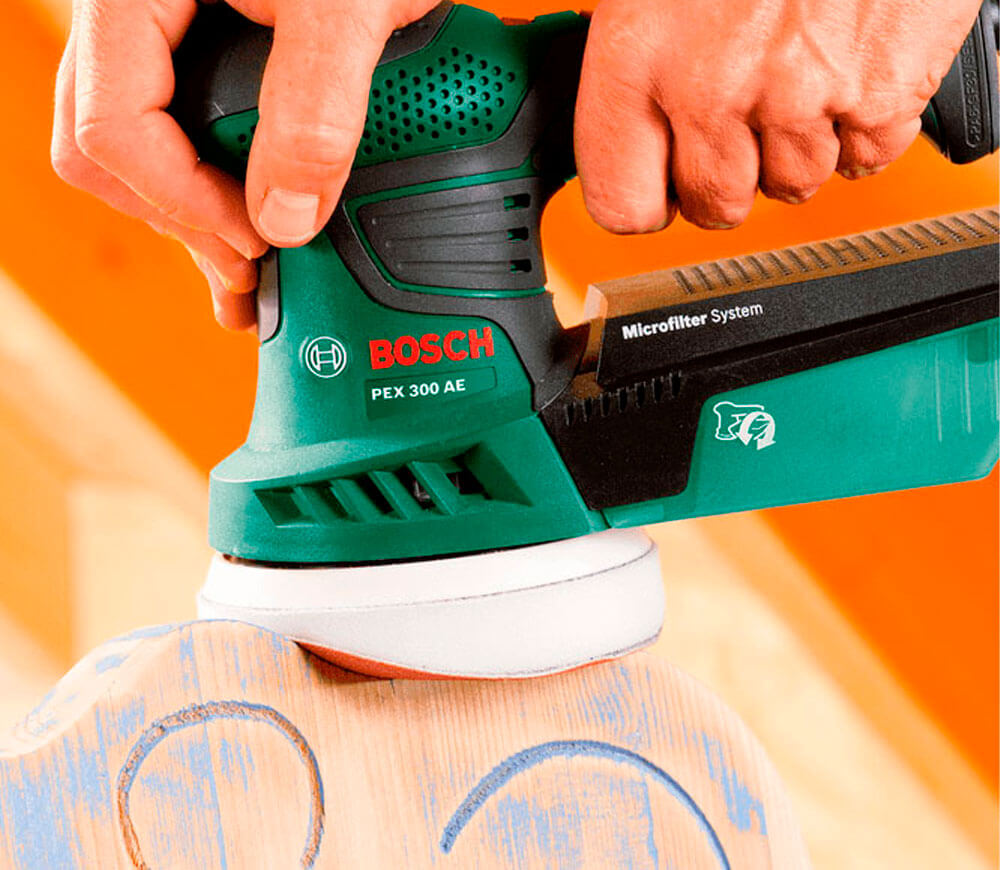 Шлифмашина эксцентриковая BOSCH PEX 300 AE 270вт 125мм photo 9