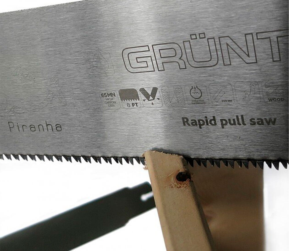 Fierăstrău manual de grădină GRUNTEK Piranha 295500350 350mm photo 4