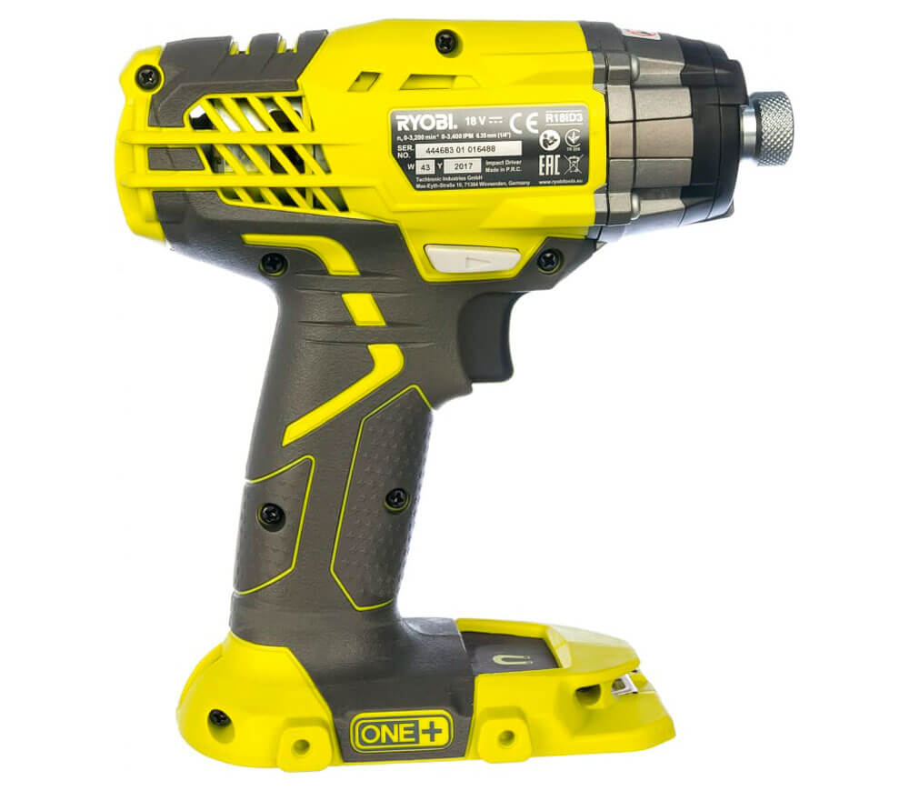 Шуруповерт аккумуляторный (без аккумуляторов) RYOBI R18ID3-0 18В photo 1