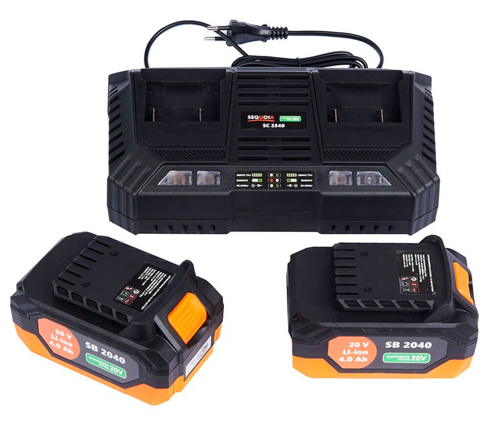 Fierăstrău cu lanț cu acumulator SEQUOIA SBC4014BSO-E2W 350mm 20V 4Ah photo 11