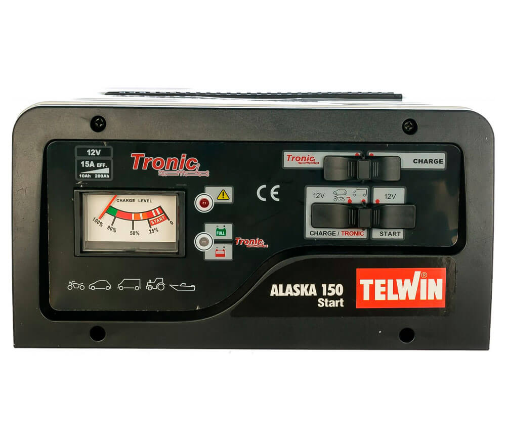Încărcător acumulator auto + dispozitiv pornire TELWIN ALASKA 150 100A 12V photo 0