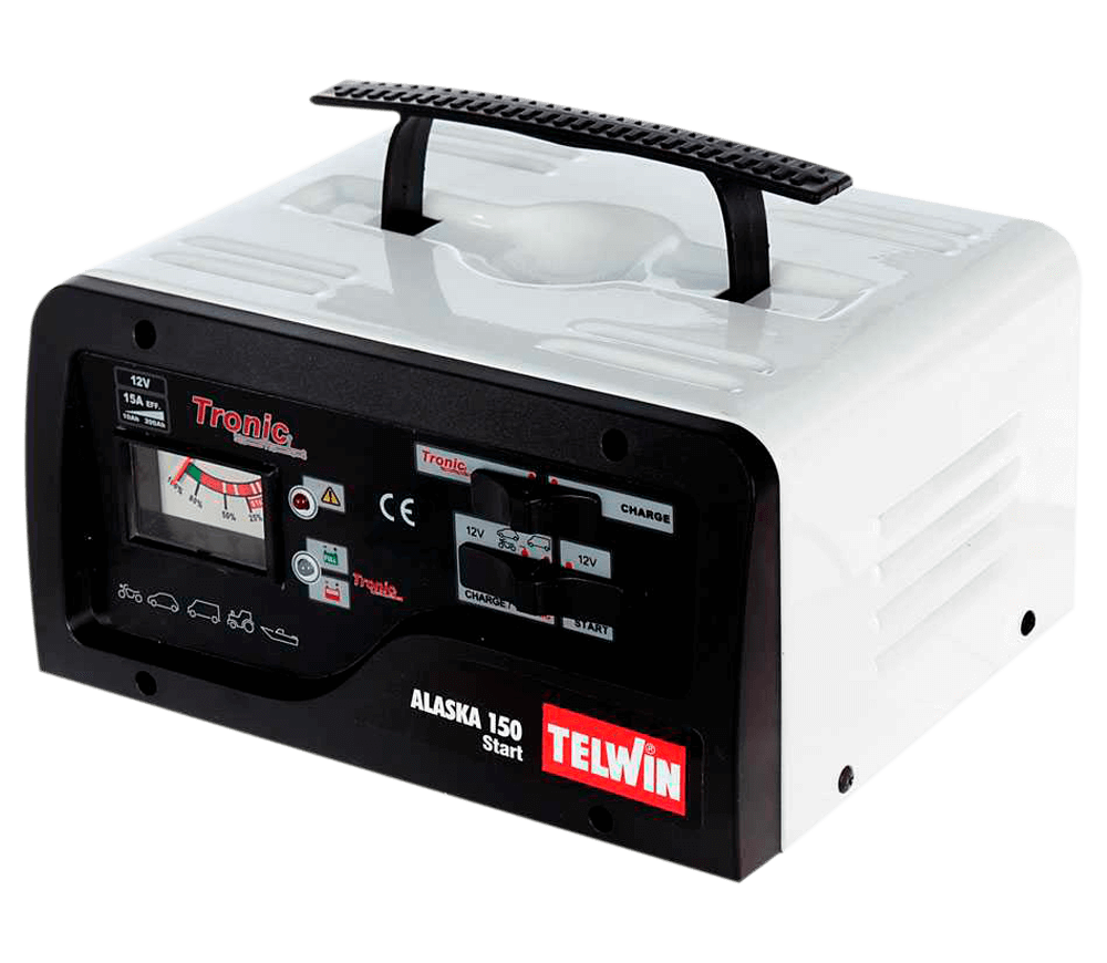 Încărcător acumulator auto + dispozitiv pornire TELWIN ALASKA 150 100A 12V photo