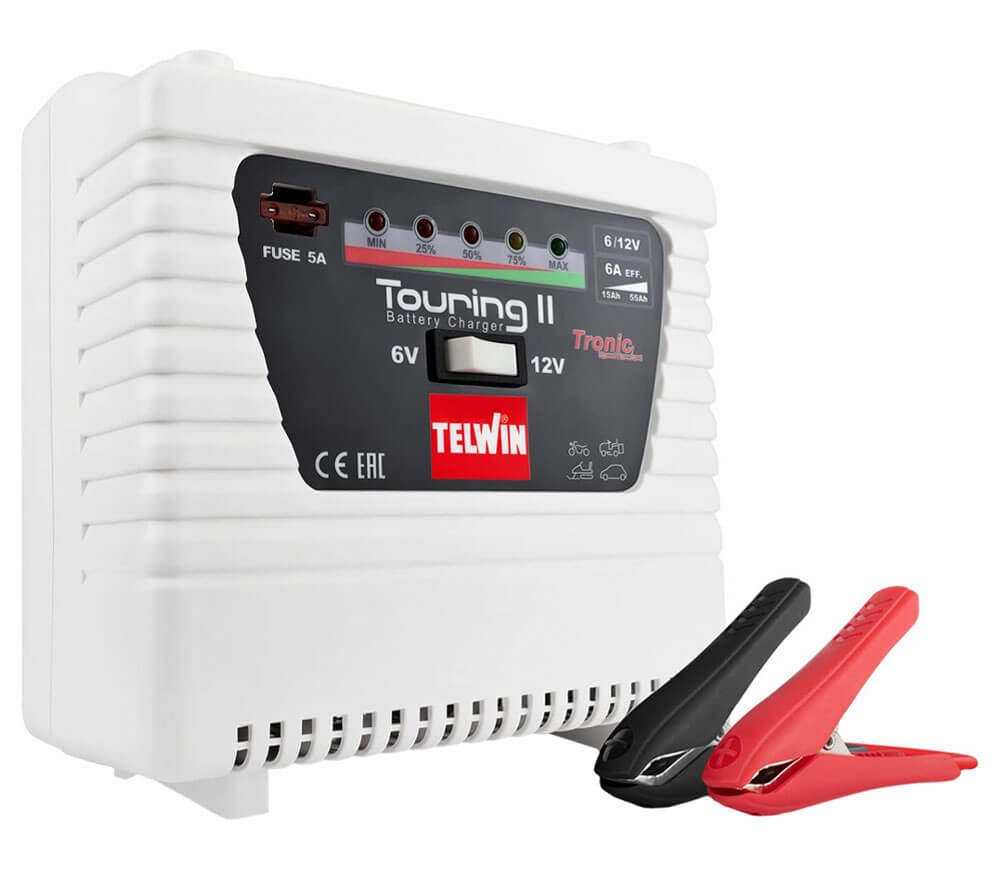 Зарядное устройство TELWIN TOURING 11 4.5A 6-12В photo 0