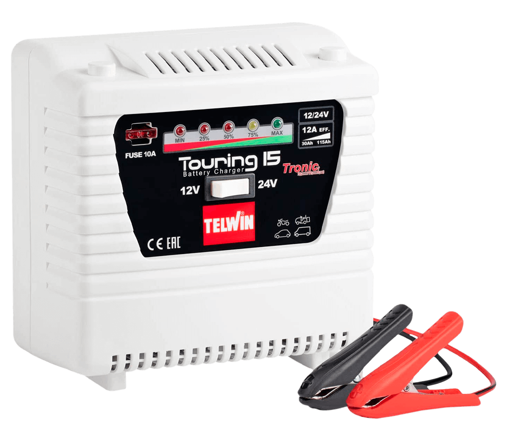 Зарядное устройство TELWIN TOURING 15 12A 12-14В photo