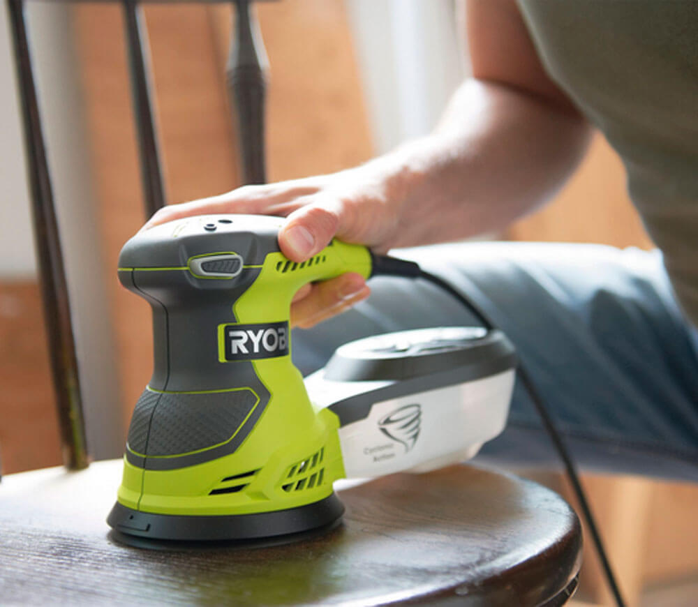Mașină de șlefuit excentrică RYOBI ROS300 300w 125mm photo 7