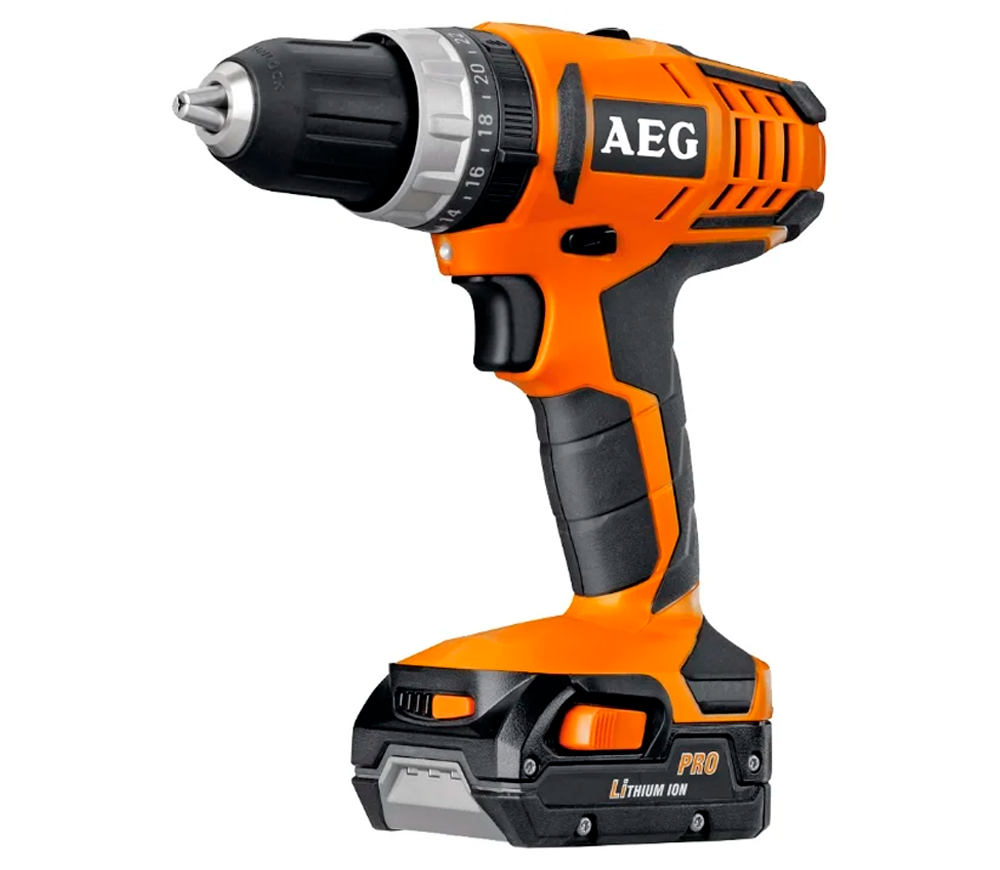 Шуруповерт аккумуляторный AEG BSB18G2 LI-152C 18В 1.5Ач photo