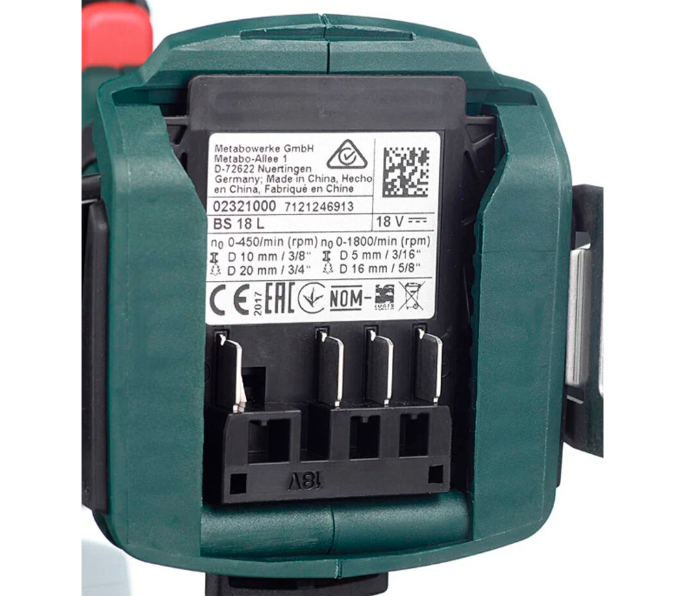 Mașină de înșurubat cu acumulator METABO BS 18 L (602321500) 18V 2Ah photo 8