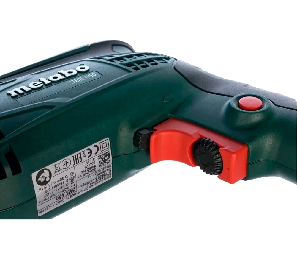 Дрель ударная METABO SBE 650 650вт photo 1
