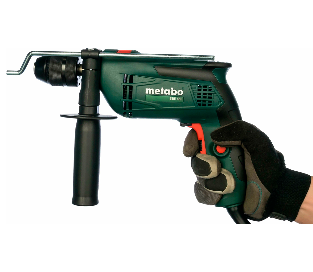 Дрель ударная METABO SBE 650 650вт photo 2
