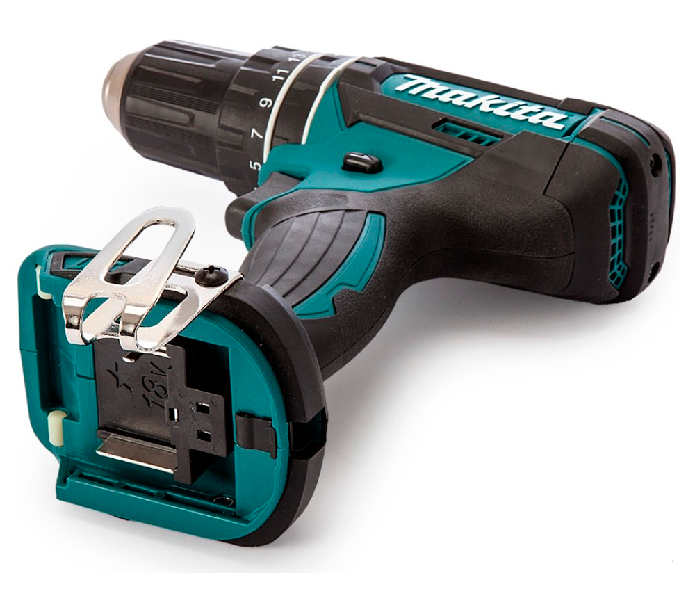 Шуруповерт аккумуляторный MAKITA DHP482RFE 18В 3Ач photo 2