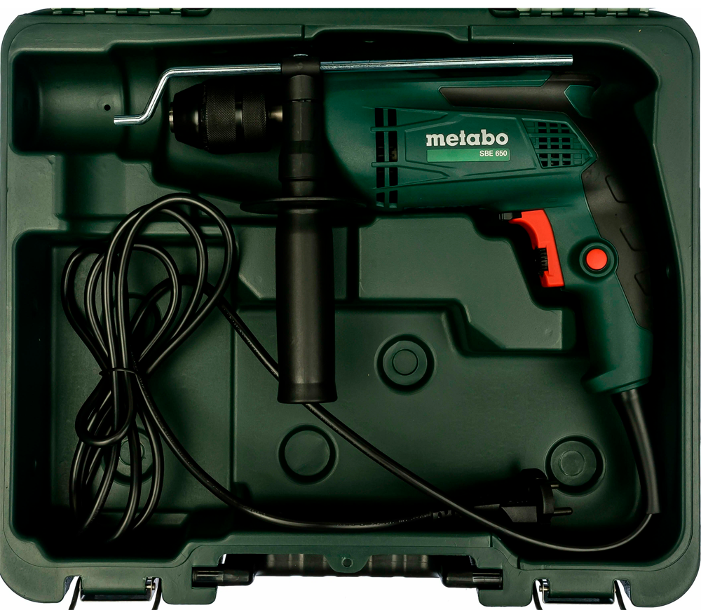 Дрель ударная METABO SBE 650 650вт photo 3