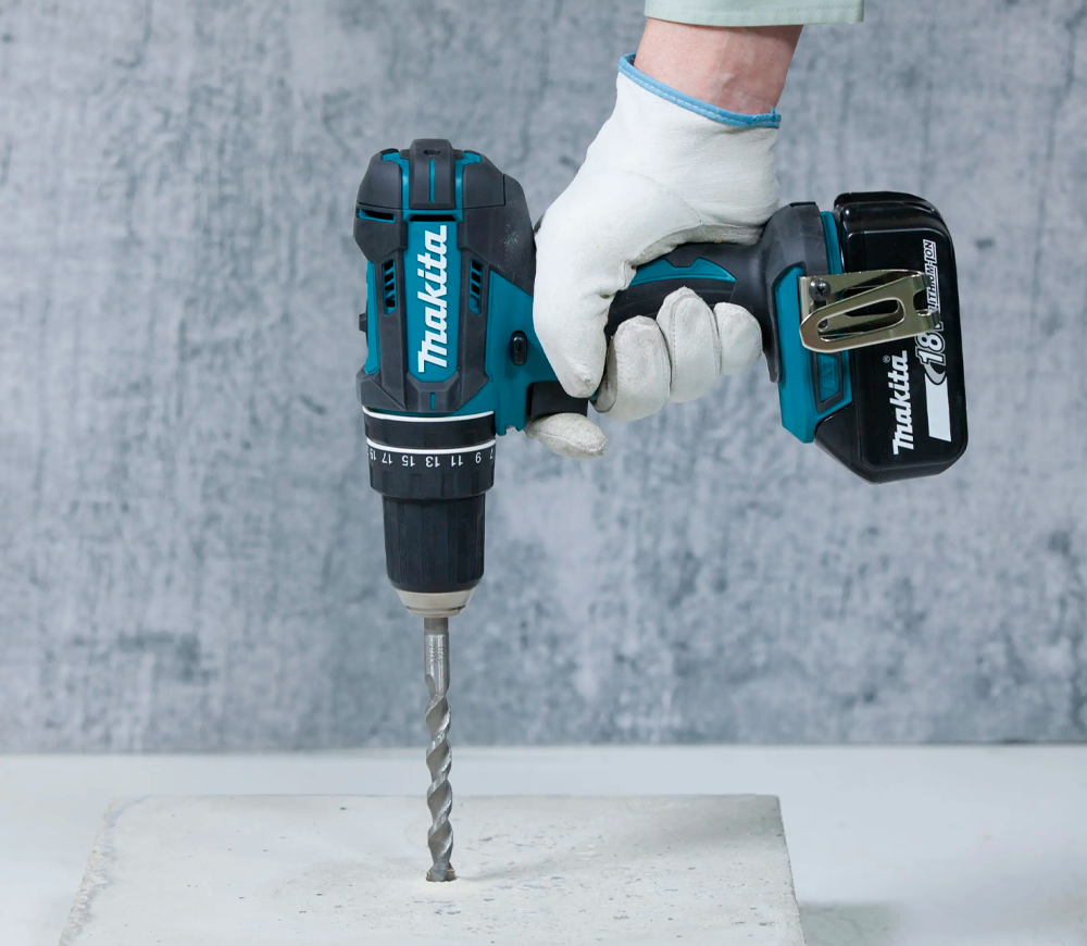 Шуруповерт аккумуляторный MAKITA DHP482RFE 18В 3Ач photo 3