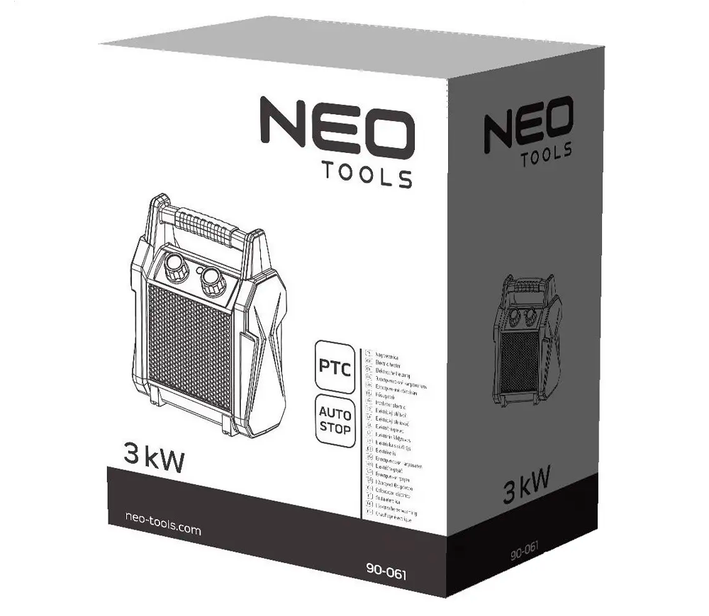 Aeroterma NEO TOOLS 90-061 3kw  210 000l/h photo 3
