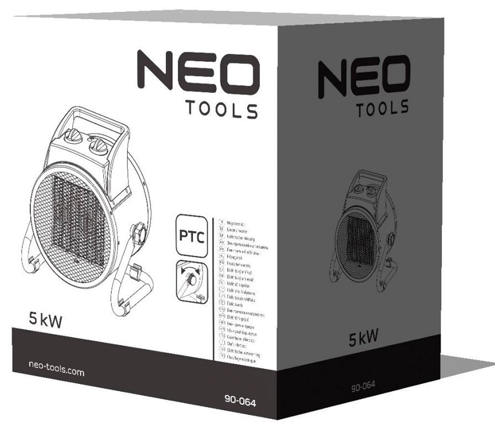 Тепловая пушка NEO TOOLS 90-064 5квт  588 000л/ч photo 4