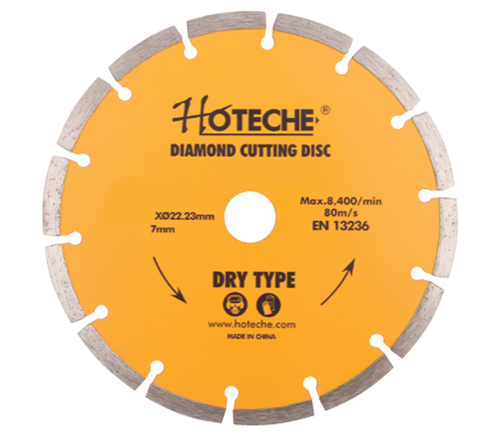 Disc de tăiat cu diamant HOTECHE 570206 230mm segmentat cărămidă/piatră/beton photo
