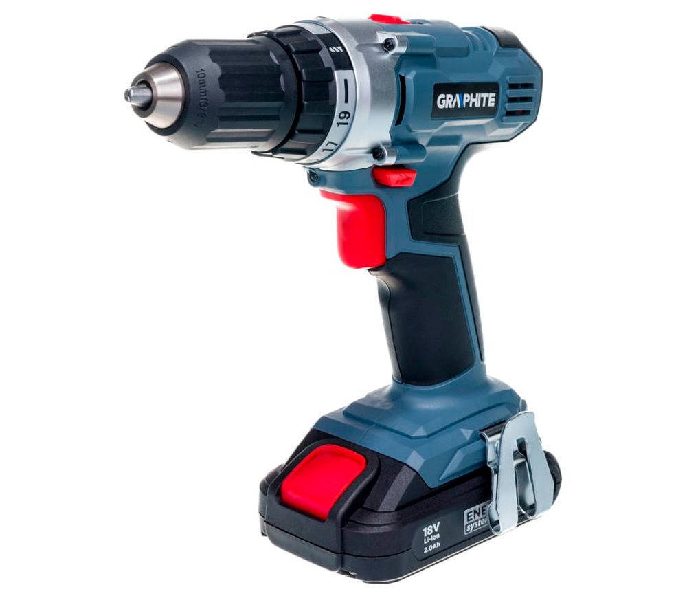 Mașină de înșurubat cu acumulator GRAPHITE 58G016 18V 2Ah photo