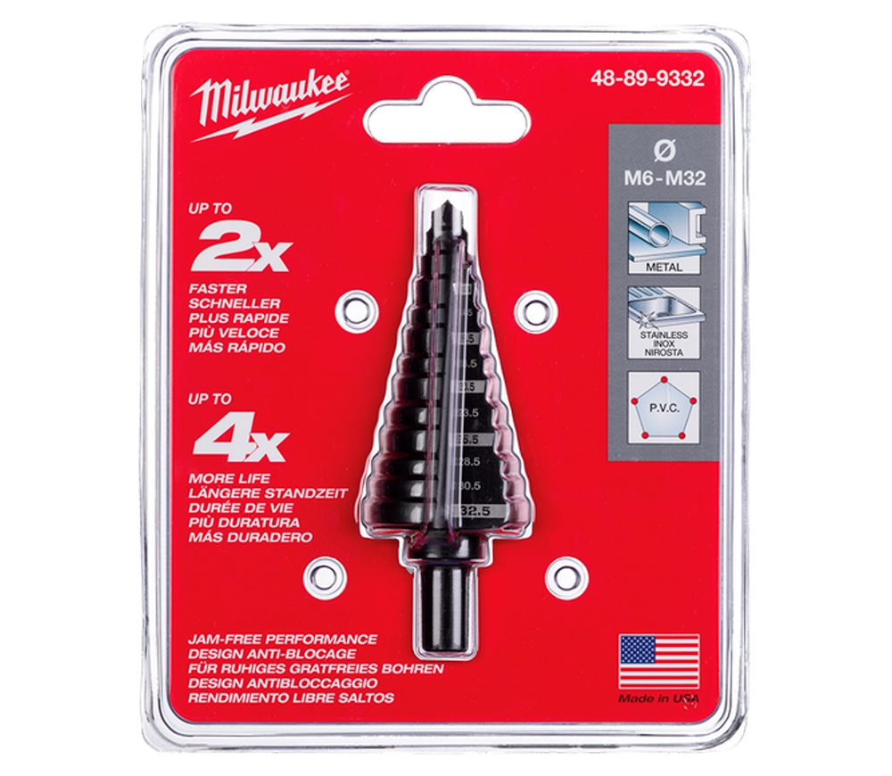 Burghiu în trepte MILWAUKEE 48899332 6-32.5mm HSS photo 0