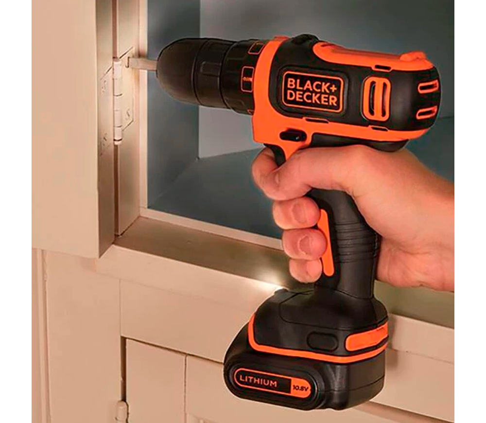 Mașină de înșurubat cu acumulator BLACK&DECKER BDCD12 10.8V 1.5Ah photo 2