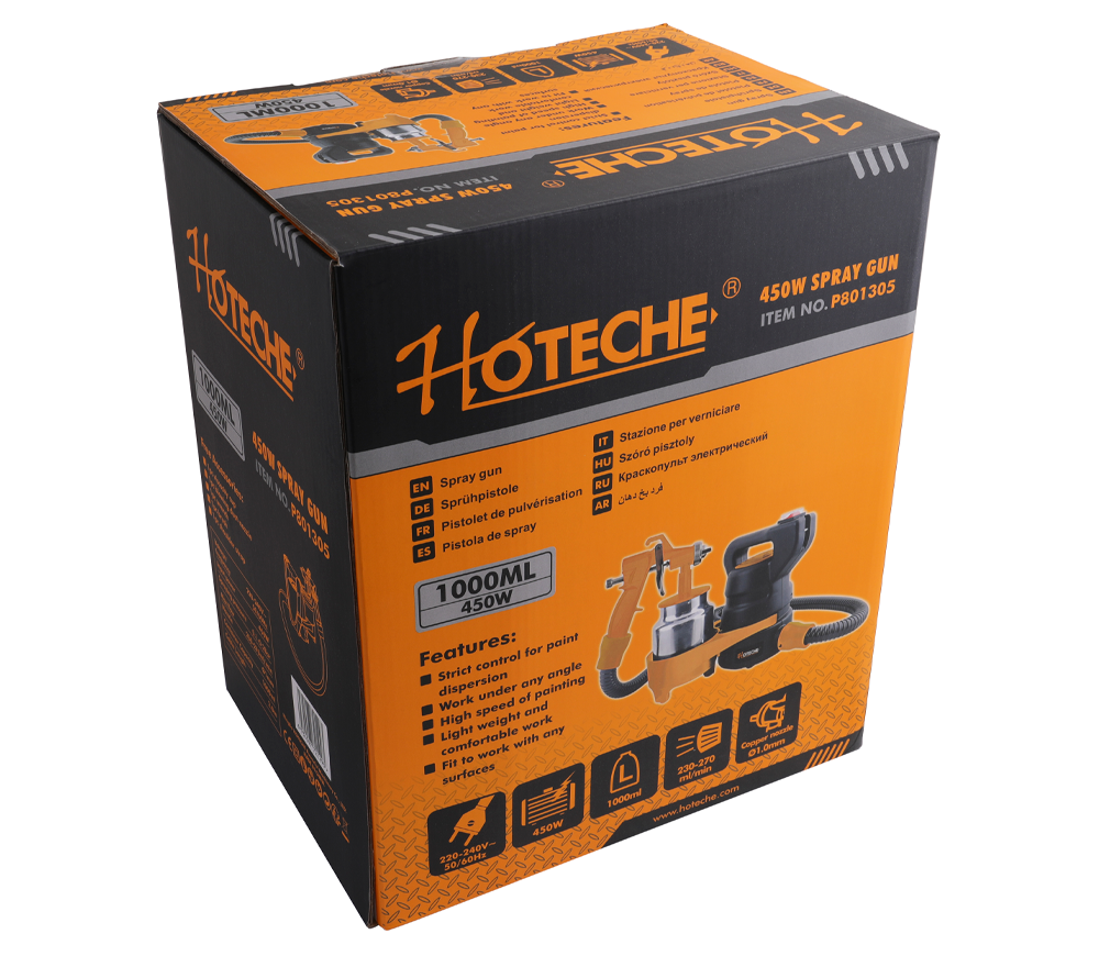 Aparat de vopsit HOTECHE P801305 450w 0.2bar photo 2
