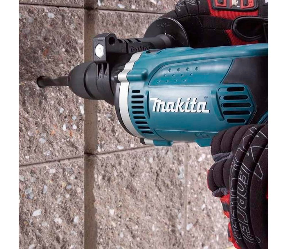 Mașină de găurit cu percutie MAKITA HP1631K 710w photo 3
