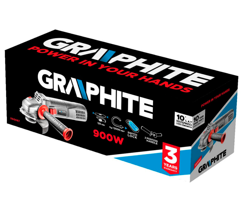 Polizor unghiular GRAPHITE 59G087 900w 125mm photo 4