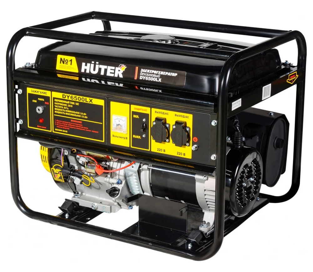 Generator electric HUTER DY6500LX 5.5kw Benzină AVR photo 0
