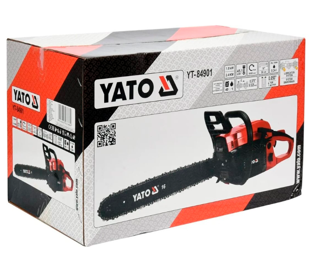 Цепная пила бензиновая YATO YT84901 360мм 45см3 photo 1