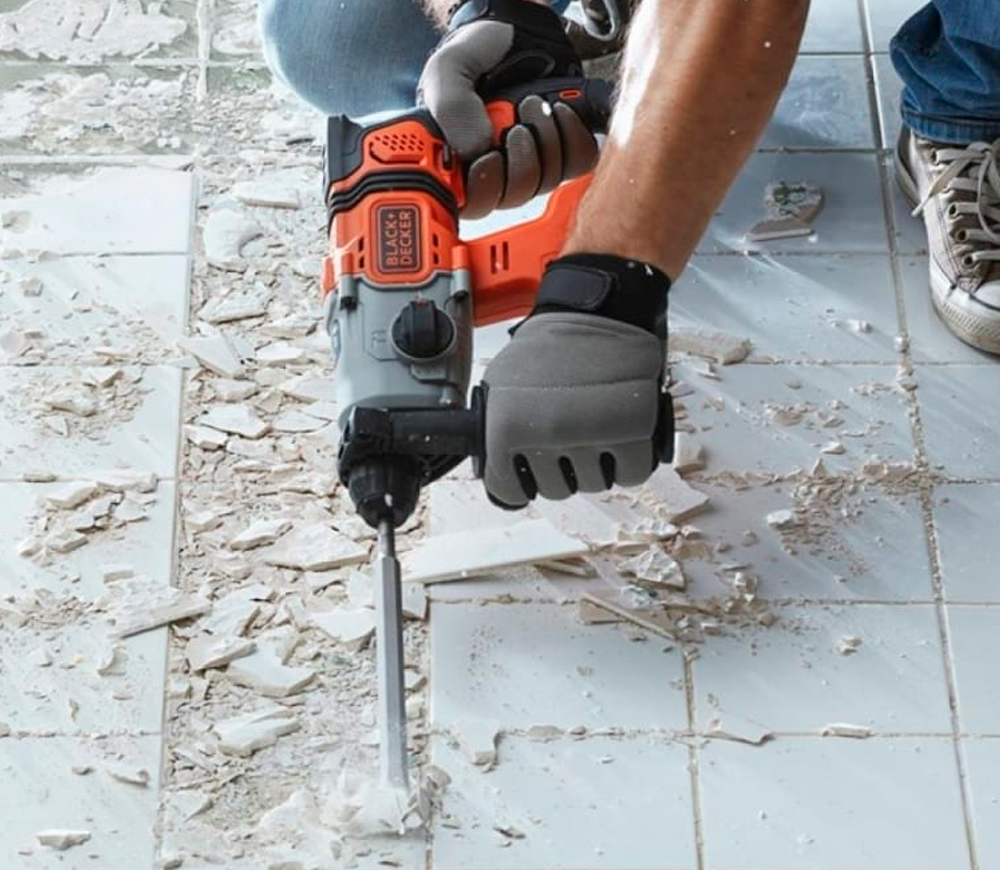Ciocan rotopercutor cu acumulator BLACK&DECKER BCD900E2K 1.2J 18V 2.5Ah photo 2