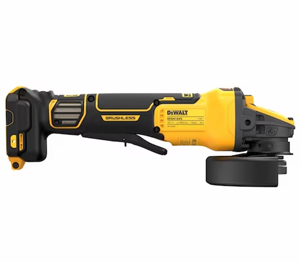 Polizor unghiular cu acumulator (fără baterii) DEWALT DCG416VSN 125mm 18-54V photo 2