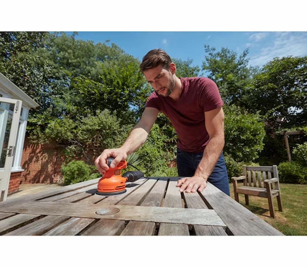 Mașină de șlefuit excentrică BLACK&DECKER BEW210 240w 125mm photo 3