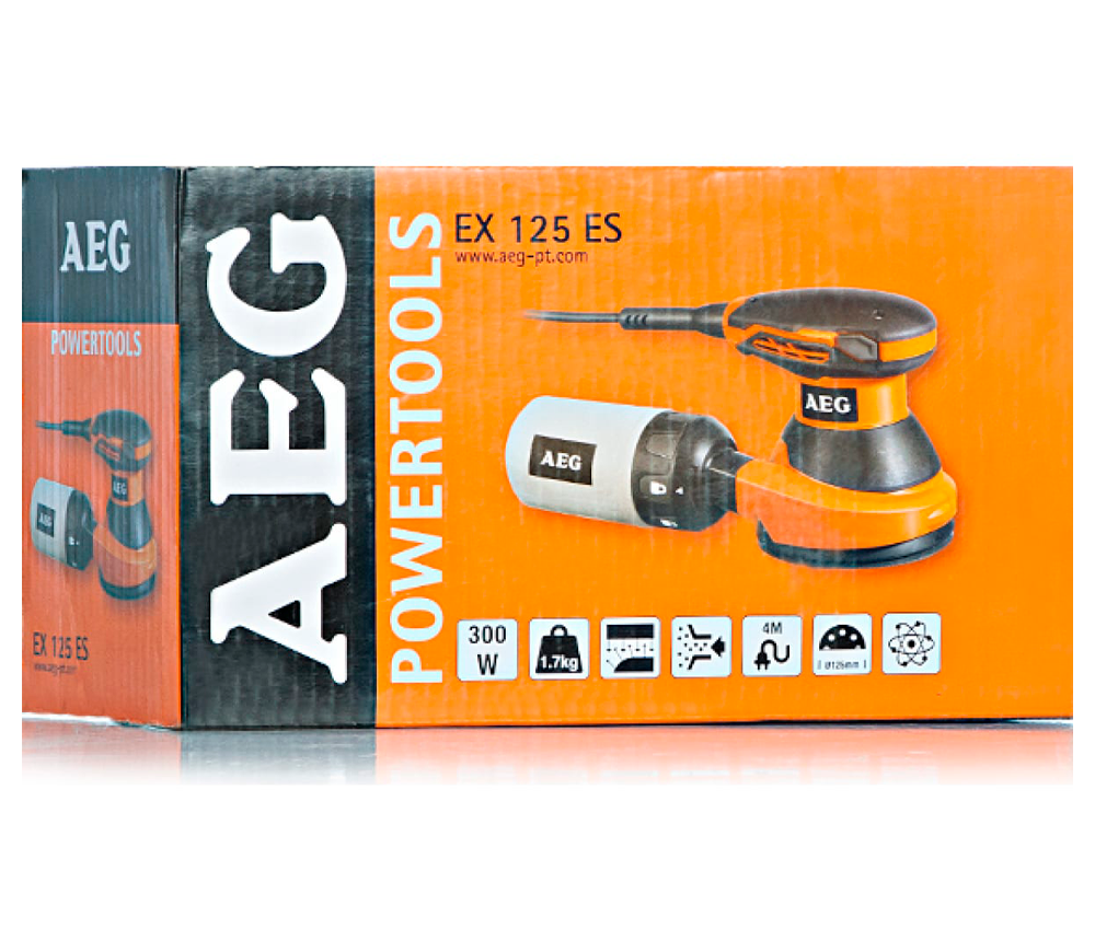 Mașină de șlefuit excentrică AEG EX 125 ES 300w 125mm photo 4