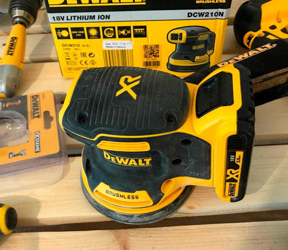 Mașină de șlefuit excentrică DEWALT DCW210N  125 photo 3
