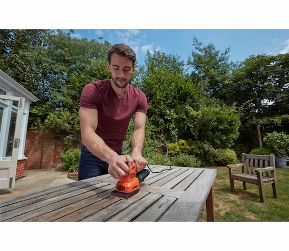 Mașină de șlefuit excentrică BLACK&DECKER BEW200 250w 125mm photo 7