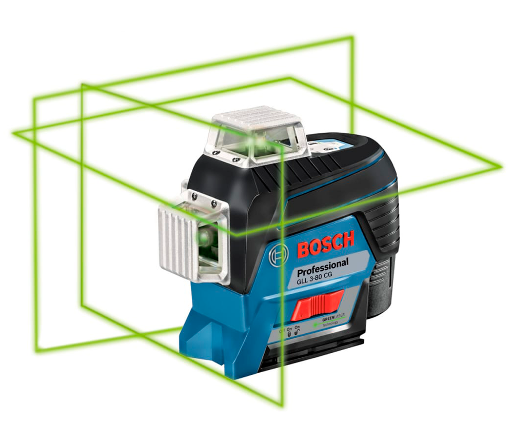 Nivelă cu laser BOSCH GLL 3-80 CG 3fascicole 30m photo