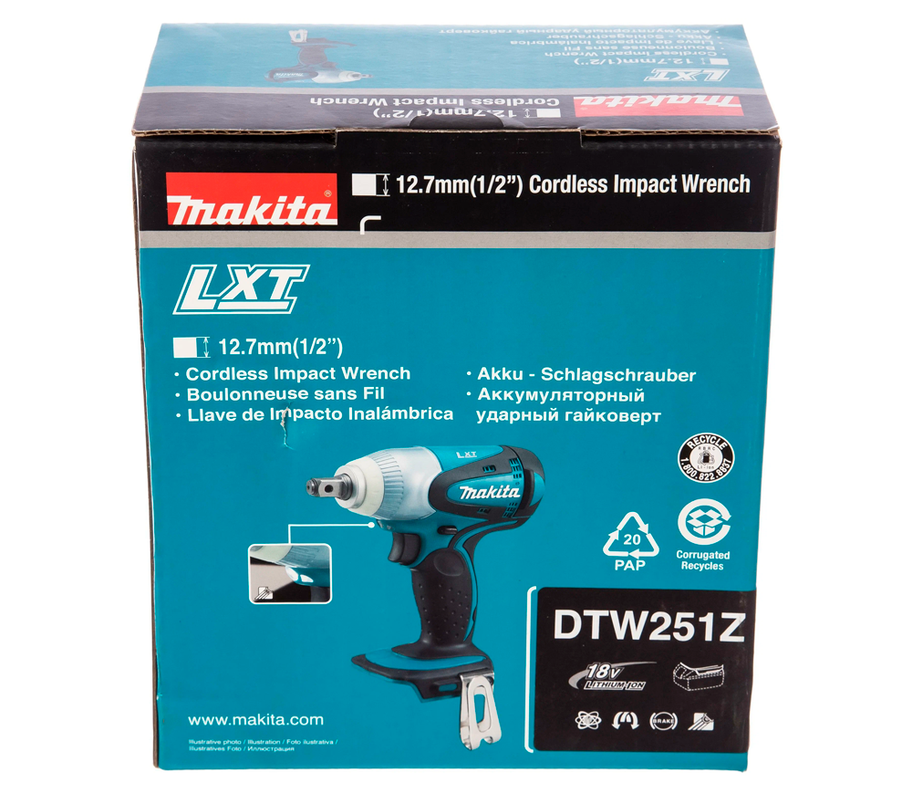 Mașină de înșurubat cu impact MAKITA DTW251Z  230Nm photo 8