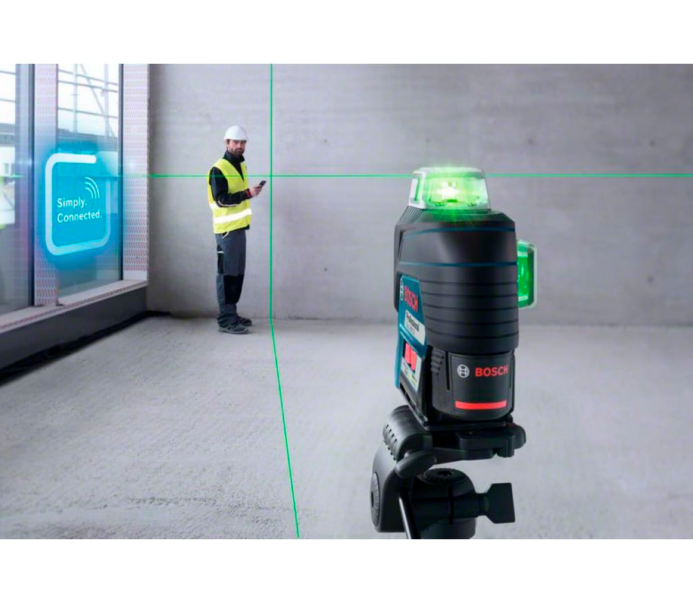 Nivelă cu laser BOSCH GLL 3-80 CG 3fascicole 30m photo 0