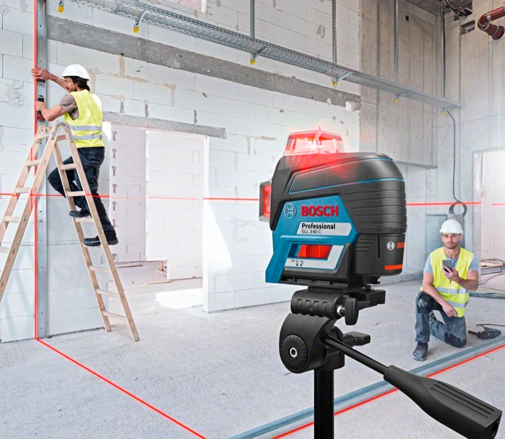 Nivelă cu laser BOSCH GLL 3-80 C 3fascicole 30m photo 0
