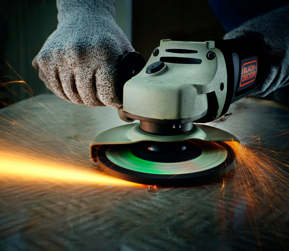 Угловая шлифмашина BLACK&DECKER KG1202 1200вт 125мм photo 2